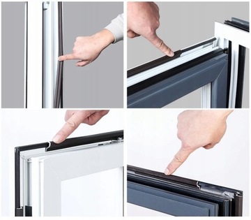 Самоклеящийся оконный уплотнитель ПВХ противосквозной, 4 м.