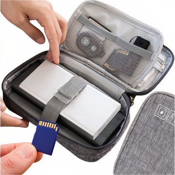 ORGANIZER PODRÓŻNY TORBA ETUI NA KABLE ŁADOWARKI