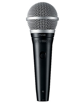 Shure PGA48 XLR Mikrofon dynamiczny Wokalny+ Kabel