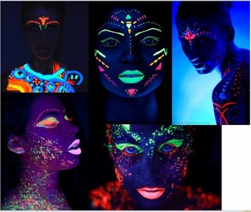 NEON UV Карандаши для лица и тела, набор из 3 шт., 34677