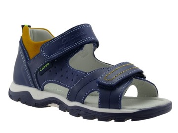 САНДАЛИИ ДЛЯ МАЛЬЧИКОВ, КОЖАНАЯ ДЕТСКАЯ ОБУВЬ, НА ВЕЛКРО 35