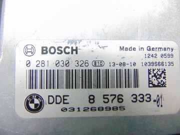 BMW F 20 DIESEL JEDNOTKA MOTORU
