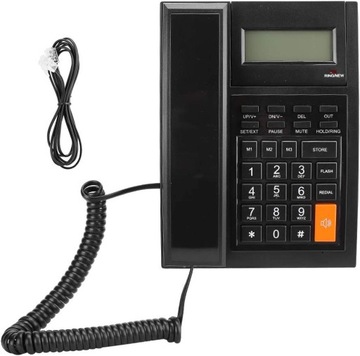 Stay telefon stacjonarny M64 ABS czarny przenon