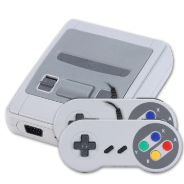 ИГРОВАЯ КОНСОЛЬ В СТИЛЕ РЕТРО, PLUG & PLAY РЕТРО-ПАЛКА С 2 ГЕЙМПАДАМИ, СЕРЫЙ