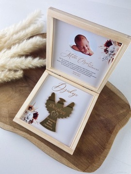 СПАСИБО подарок ПОДАРОК ​​КРЕСТНЫМ РОДИТЕЛЯМ фото ЗОЛОТОЙ МАГНИТ на крещение