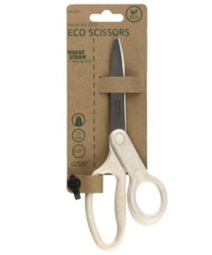 NOŻYCZKI ZE STALI NIERDZEWNEJ ECO 21CM BIAŁE GRAND