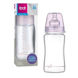 @!LOVI BUTELKA BUTELKI 3+ 250ML SZKLANA DO MLEKA
