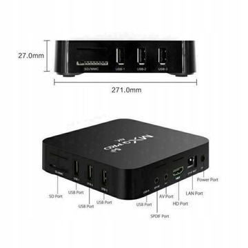 Smart TV BOX 5G MXQ PRO 4K 2 16 ГБ ANDROID 11.1
