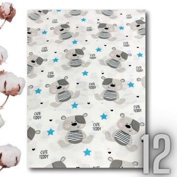 Простыня 120х60 хлопок на резинке Patterns Boy