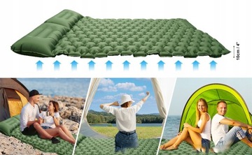 НАДУВНОЙ МАТРАС, ТУРИСТИЧЕСКИЙ МАТРАС, ДВУХМЕСТНЫЙ, БОЛЬШОЙ, 195x125см