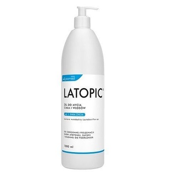 Latopic, żel do mycia ciała i włosów, 1000 ml