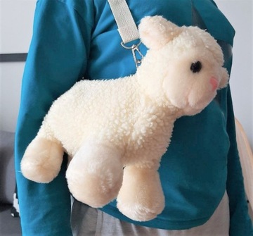 OWIECZKA maskotka TOREBKA pasek z regulacją 29 cm