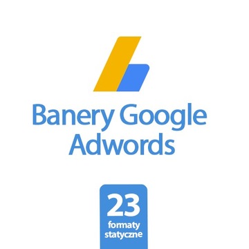 Banery Internetowe| reklama Google ADS 23 szt