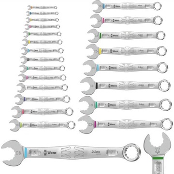 Wera Zestaw kluczy płasko oczkowych Joker 5,5-32mm