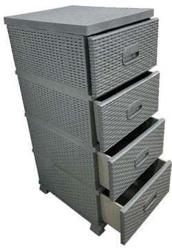 КНИЖНЫЙ ШКАФ, СУНДУК, ШКАФ, РОТАН, КОРИЧНЕВЫЙ