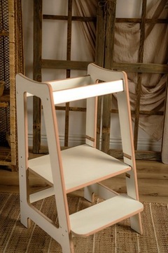 Kitchen Helper Helper КУХОННАЯ ПОДСТАВКА для детей, сертифицированная ДЕРЕВО