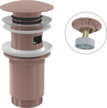 Spust umywalki CLIK/CLAK 5/4 A392-RG-B