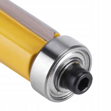 Фреза прямая с нижним подшипником, хвостовик 6,35 мм.