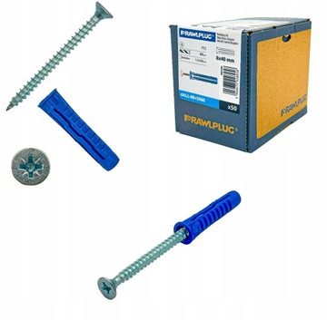 Kołki rozporowe Rawlplug 4ALL-08+5060 8 x 40 mm 50 szt.