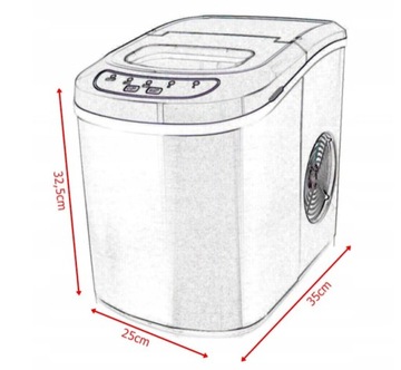 Льдогенератор Льдогенератор 15 кг льда 120 Вт 2,2 л