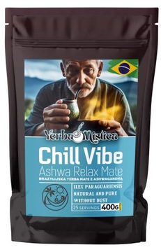 YERBA MATE NA USPOKOJENIE, stres z Ashwagandhą - Chill Vibe Yerba Mistica