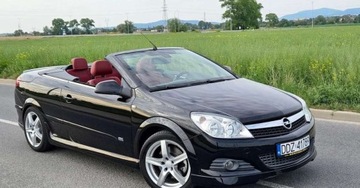 Opel Astra H Cabrio 1.9 CDTI 150KM 2010 Opel Astra 1.9 CDTI 150KM OPC-Line Czerwona Skóra Nawi El Dach Klimatronnik