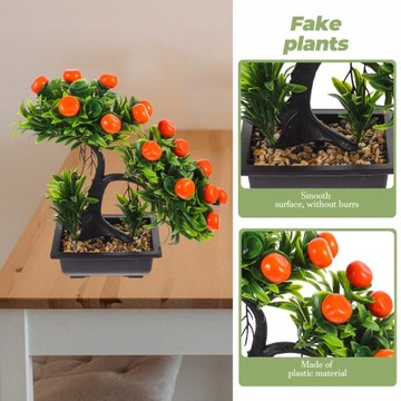 Bonsai Fałszywe Rośliny Sztuczne Ozdoby W Doniczce