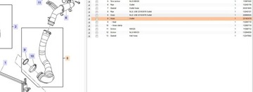 Saab 9-5 2011 Воздуховоды