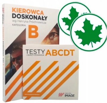 KIEROWCA DOSKONAŁY PRAWO JAZDY B+PŁYTA CD TESTY 2024 + LISTEK
