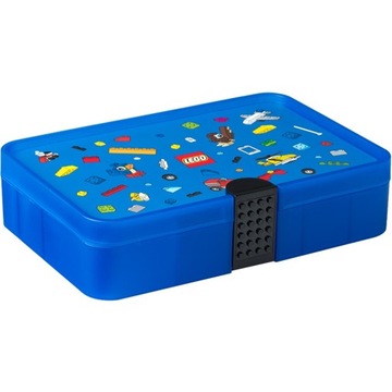 Pojemnik LEGO Sorter z przegródkami niebieski