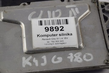 ŘÍZENÍ JEDNOTKA MOTORU 1.4 16V CLIO III 3