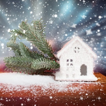 Рождественская зеленая ветка с блестками для украшений, букетов, украшений, 18 см