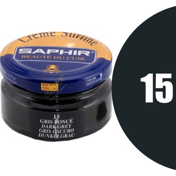 SAPHIR POMMADIER PASTA KOLORYZUJĄCY KREM 15 SZARY