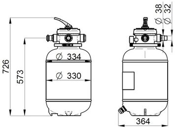 Filtr piaskowy SF38