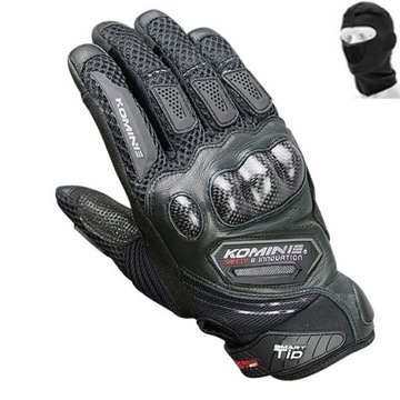 Rękawice motocyklowe KOMINE CARBON KARBON
