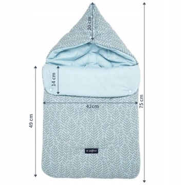 Спальный мешок Zaffiro 5-в-1 для коляски и автокресла.