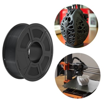 FILAMENT PETG SUNLU 1,75 mm 1000 g CZARNY DO DRUKAREK 3D WYDAJNY