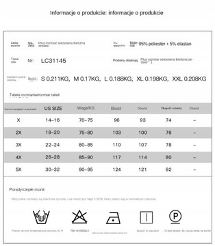 1 x KORONKOWA KOSZULKA NOCNA DO SPANIA PIŻAMA, S - 8XL