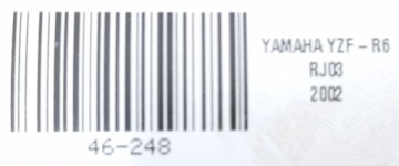 РАМА YAMAHA YZF-R6 RJ03 99-02