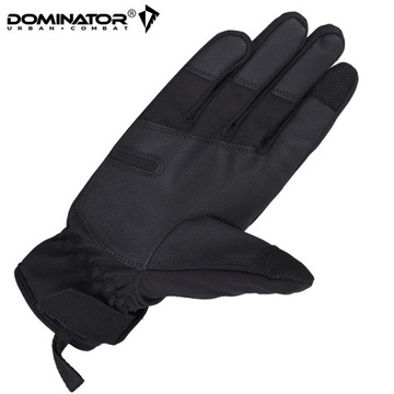 ПЕРЧАТКИ ТАКТИЧЕСКИЕ Dominator SOFTSHELL ЧЕРНЫЕ XXL