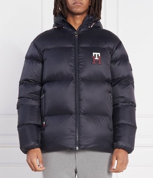 TOMMY HILFIGER puchowa kurtka | granatowa