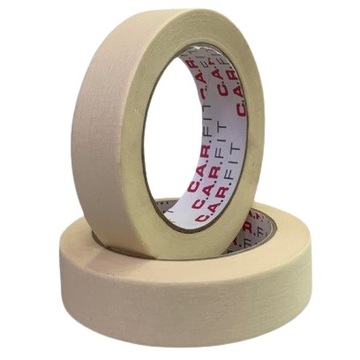 CARFIT Taśma Maskująca Lakiernicza 80°C 25mm 50m