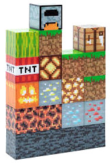 LAMPKA NOCNA MINECRAFT BLOKI do UKŁADANIA ORYGINAŁ