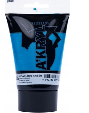 RENESANS A'KRYL Farba akrylowa 100 ml 68-Zieleń Mikowa