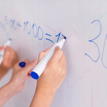 МАГНИТНАЯ ДОСКА ДЛЯ СУХОГО СТИРАНИЯ, 60х40, НАБОР МАРКЕТОВ, ГУБЧИХ МАГНИТОВ