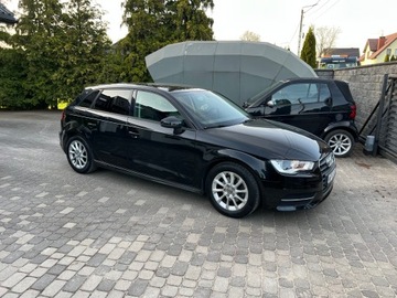 Audi A3 8V Hatchback 3d 1.6 TDI clean diesel 110KM 2014 Audi A3 2015R Skóra Klimatronik Tempomat Navi Alu Felgi 6-Biegów Bezwypadek