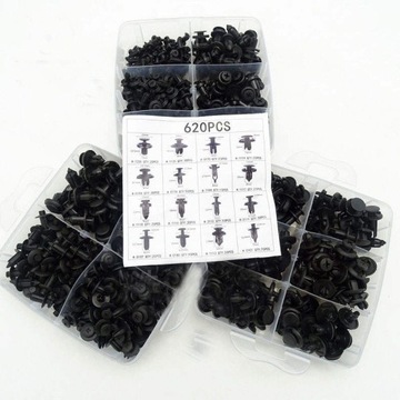 Булавки, зажимы автомобильные, 620 шт.