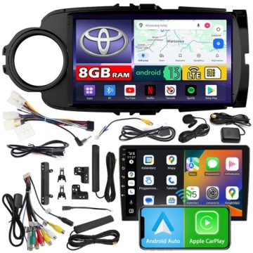 Autorádio Ncs ZQ9 Toyota Yaris 3 2011-2020 Black Android 8GB Lte