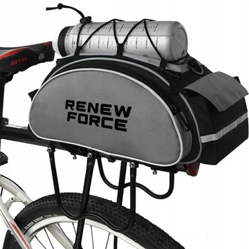 СУМКА ДЛЯ ВЕЛОСИПЕДА НА ПОЛЕЧНОМ ПОЛЧЕНЕ ПРОЧНОЕ РОЗЕТКОЕ + ВМЕСТИТЕЛЬНЫЙ РЕМЕНЬ ДЛЯ РУЧКИ