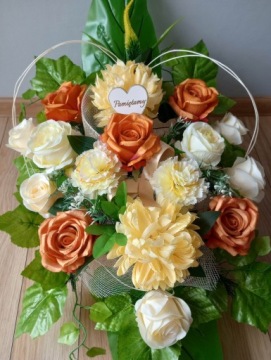 Головной убор для могильной кладбищенской композиции CHRYZANANTEMA